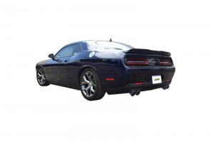 Dodge Challenger R/T Performance Exhaust - Gibson - Cat-Back Dual Exhaust - Black Elite (Ceramic) - `15-`16