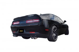 Dodge Challenger SRT Hellcat Performance Exhaust - Rear - Gibson - Cat Back Dual Exhaust - Stainless - `15-`19