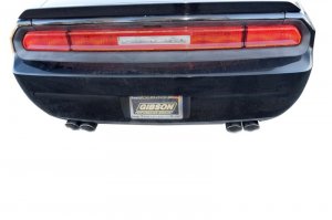 Dodge Challenger R/T Performance Exhaust - Dual - Gibson - Cat Back - Stainless Steel, Dual Tip Exit - `09-`15