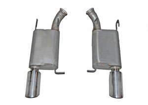 Ford Mustang Performance Exhaust - Rear - Gibson - Axle-Back - Dual - 2014