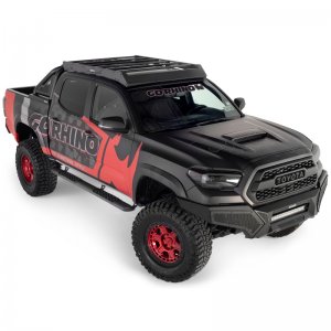 Toyota Tacoma Roof Rack - Go Rhino - Ceros Low Profile - Textured Black - `16-`23