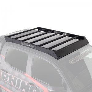 Toyota Tacoma Roof Rack - Go Rhino - Ceros Low Profile - Textured Black - `16-`23