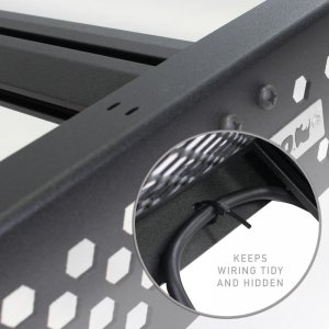 Toyota Tacoma Roof Rack - Go Rhino - Ceros Low Profile - Textured Black - `16-`23