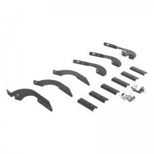 Toyota Tacoma Mounting Brackets - Go Rhino - V-Series V3/RB10 Slim/RB20 Slim - Textured Black - `05-`22