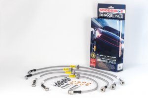 Chevrolet Camaro ZL1 Brake Line Kit - Front + Rear - Goodridge - Stainless Steel + PTFE - Stainless Steel - `12-`15