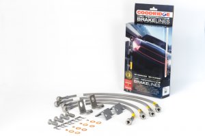 Chevrolet Corvette Z06 Brake Line Kit - Goodridge - Stainless Steel - `06-`13