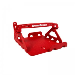 Subaru WRX Battery Tie Down - GrimmSpeed - Lightweight - Red - `08-`14