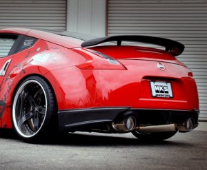 Nissan 370z Performance Exhaust - HKS - Full Dual Hi-Power Ti. Tip Catback - `09-`21