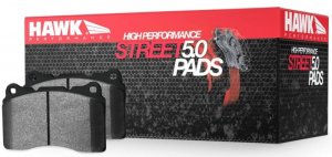 Toyota Supra Brake Pads - Rear - Hawk Performance - HPS 5.0 - `19-`20