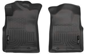 Toyota Tacoma Floor Mats - Front - Husky Liners - WeatherBeater - Black - `05-`15