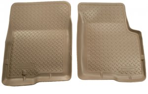 Toyota Tacoma Floor Mats - Front - Husky Liners - Classic Style - Tan - `01-`04