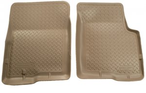 Toyota Tacoma Floor Mats - Front - Husky Liners - Classic Style - Tan - `01-`04