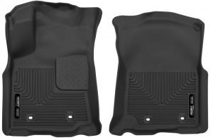 Toyota Tacoma Floor Mats - Front - Husky Liners - X-act Contour - Black - 2018