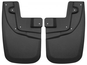 Toyota Tacoma Mud Guards - Front - Husky Liners - Custom-Molded - Matte - `05-`12