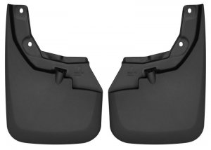Toyota Tacoma Mud Guards - Front - Husky Liners - Custom Molded - Black - `16-`22