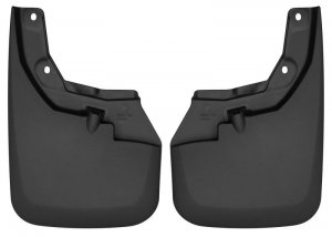 Toyota Tacoma Mud Guards - Front - Husky Liners - Custom Molded - Black - `16-`22