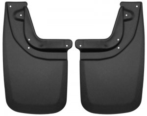 Toyota Tacoma Mud Guards - Rear - Husky Liners - Custom-Molded - Matte Finish - `05-`12