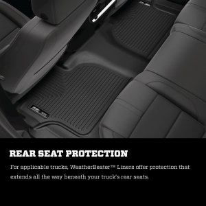 Subaru Forester Floor Mats - Front + 2nd Seat - Husky Liners - Weatherbeater - Black - 2014