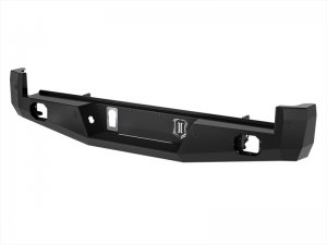 Toyota Tacoma Bumper - Rear - ICON - Impact - Satin Black - 2016