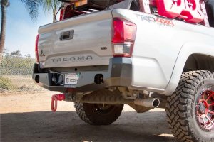Toyota Tacoma Bumper - Rear - ICON - Impact - Satin Black - 2016