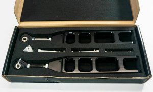 Subaru Impreza Control Arms - Rear - ISC Suspension - V3 Adjustable Stealth Series - Black - `08-`21