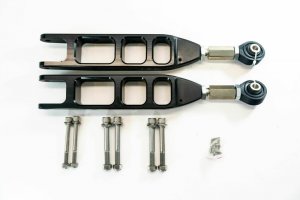 Subaru Impreza Control Arms - Rear - ISC Suspension - V3 Adjustable Stealth Series - Black - `08-`21
