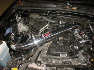 Toyota Tacoma Performance Air Intake - Injen - Power-Flow, MR Tech, Nano Filter - Wrinkle Black - `05-`23