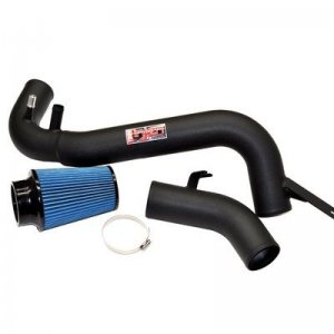 Ford Mustang Performance Air Intake - Injen - PowerFlow Intake System with MR Technology - Wrinkle Black - `15-`16