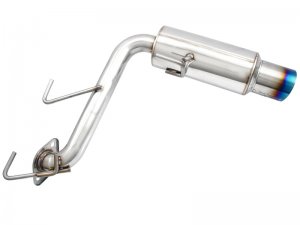 Mitsubishi Lancer Performance Exhaust - Rear - Injen - Axle Back, Titanium Tip (TT) Edition - Polished - `08-`11