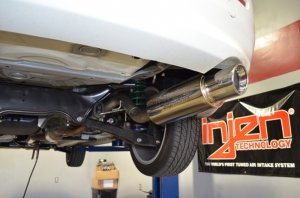 Mitsubishi Lancer Performance Exhaust - Rear - Injen - Axle Back, Super SES - `12-`15