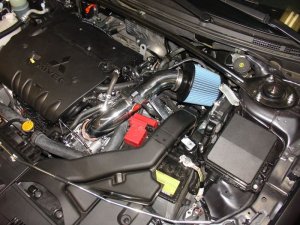 Mitsubishi Lancer Performance Air Intake - Injen - SP Short Ram + MR Technology + Air Fusion - Black - `09-`14