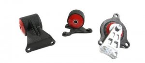 Acura RSX Engine Mount Kit - Innovative Mounts - Aluminum 95A Bushings - K Series - Black - `02-`06