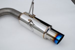 Subaru WRX Performance Exhaust - Invidia - Cat-back Titanium Tip Bead Blasted - Titanium - 2015