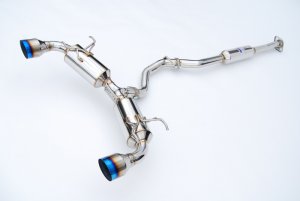 Subaru BRZ Performance Exhaust - Invidia - N2 - Titanium Tips - 2012