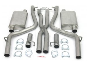 Dodge Challenger Performance Exhaust - Dual Rear Exit - JBA - Cat Back - `08-`14