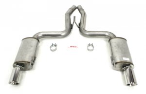 Ford Mustang Performance Exhaust - Rear - JBA - Axle Back, Dual Rear Exit - `15-`17