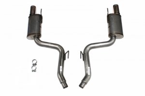 Ford Mustang Performance Exhaust - Dual Rear Exit - JBA - Cat Back - `15-`17
