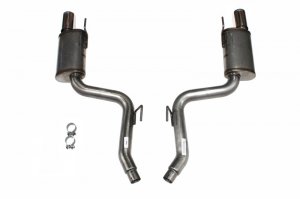 Ford Mustang Performance Exhaust - Dual Rear Exit - JBA - Cat Back - `15-`17