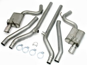Chevrolet Camaro Performance Exhaust - Rear - JBA - Cat Back, Dual Rear Exit - `10-`14