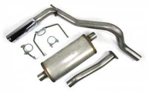 Toyota Tacoma Performance Exhaust - Pass Side Single Exit - JBA - Cat Back - `16-`21