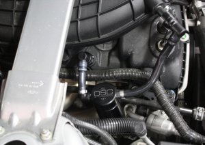 Ford Mustang Oil Separator - Passenger Side - J&L - 3.0 - Black Anodized - `11-`17