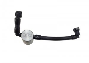 Ford Mustang Oil Separator - Passenger Side - J&L - 3.0 V2 - Clear Anodized - `11-`17