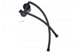 Chevrolet Corvette Oil Separator - Driver Side - J&L - 3.0 - Black Anodized - `14-`19