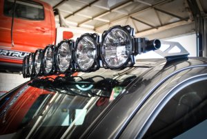 Toyota Tacoma LED Light Bar - Overhead - KC HiLiTES - Pro6 Gravity LED 50in 8-Light - `05-`17