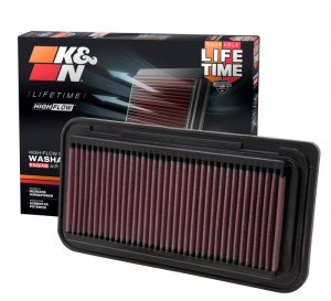 Subaru BRZ Replacement Air Filter - K&N Engineering - Drop In, High-Flow, Layered Oiled Cotton - `12-`20