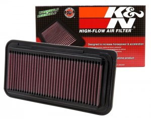 Subaru BRZ Replacement Air Filter - K&N Engineering - Drop In, High-Flow, Layered Oiled Cotton - `12-`20