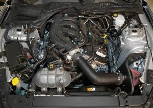 Ford Mustang Performance Air Intake - K&N Engineering - F/I Performance Intake Kit - `15-`17