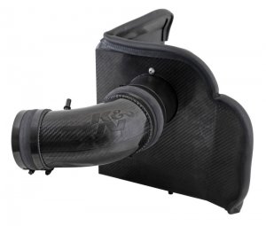 Chevrolet Camaro ZL1 Performance Air Intake - K&N Engineering - AirCharger 63-3079, Carbon Fiber - `12-`15