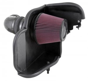 Chevrolet Camaro ZL1 Performance Air Intake - K&N Engineering - AirCharger 63-3079, Carbon Fiber - `12-`15