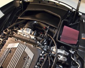 Chevrolet Corvette Z06 Performance Air Intake - K&N Engineering - Aircharger - `15-`16